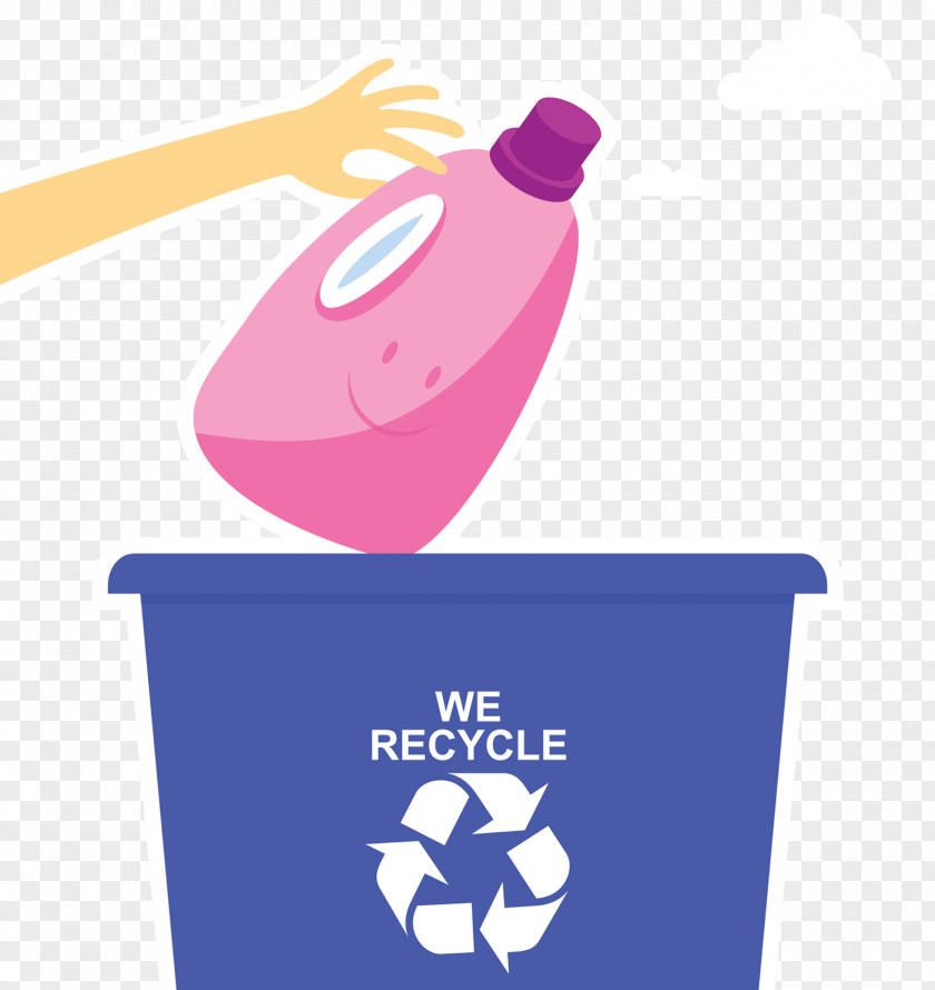 Plastic Bottle Recycling Logo Bin Paper Bag PNG