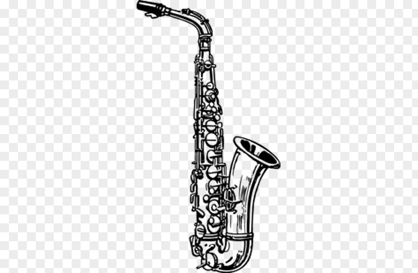 Saxophonist Brass Instrument Drawing Of Family PNG