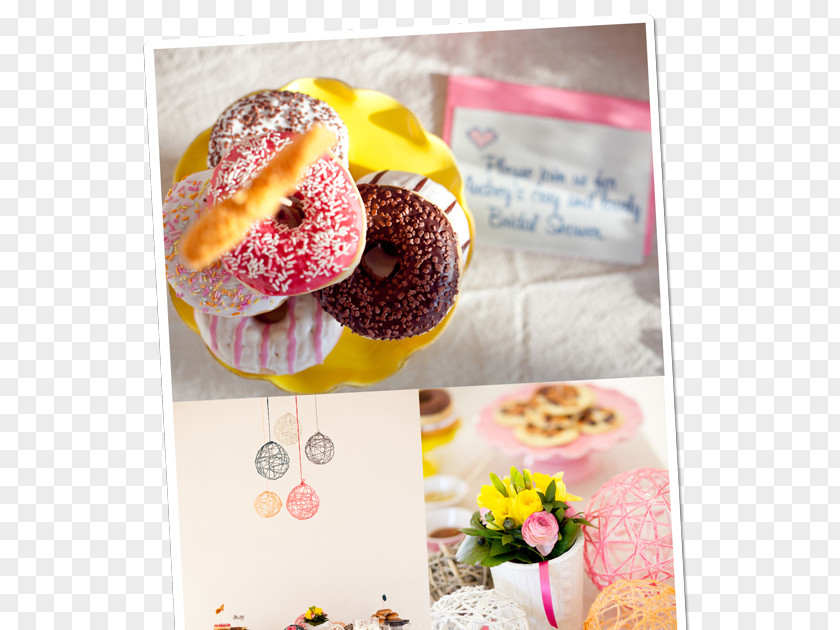 Bridal Shower Donuts Petit Four Dessert Sweetness Baking PNG