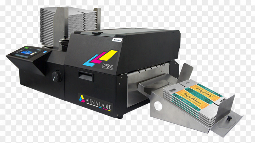 Corrugated Tape Label Printer Printing Card Stock Paper Memjet PNG
