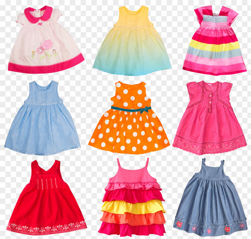 Infant Dress Stock Photography Girl Child PNG photography Child, Baby clothes, girl's nine assorted-color-and-pattern dresses clipart PNG