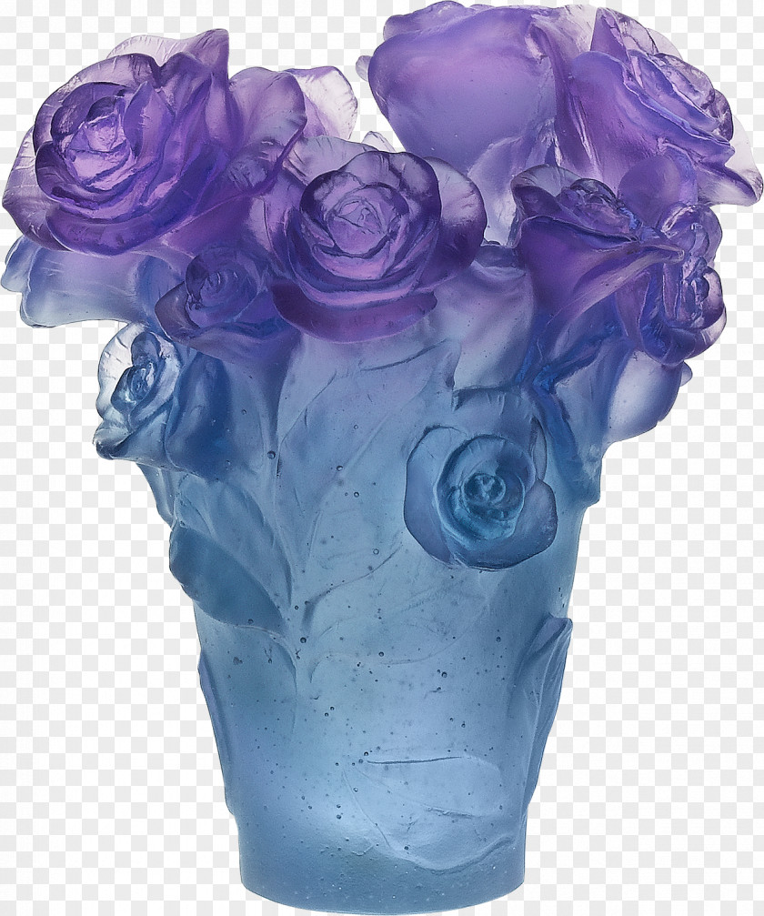 Vase Blue Rose Nancy Daum Garden Roses PNG