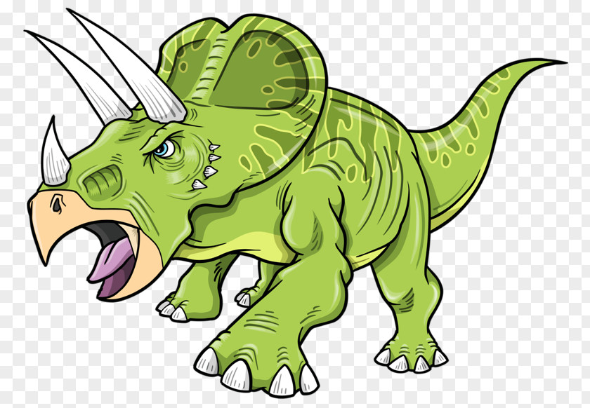 Dinosaur Triceratops Tyrannosaurus Clip Art Vector Graphics Illustration PNG