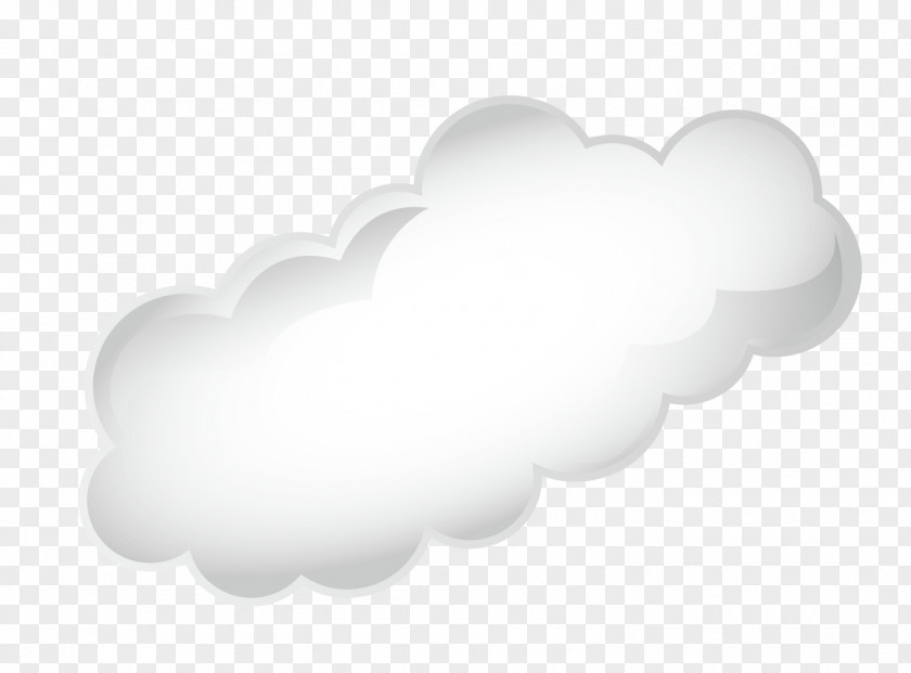 Hand Painted White Clouds Sky Black Wallpaper PNG