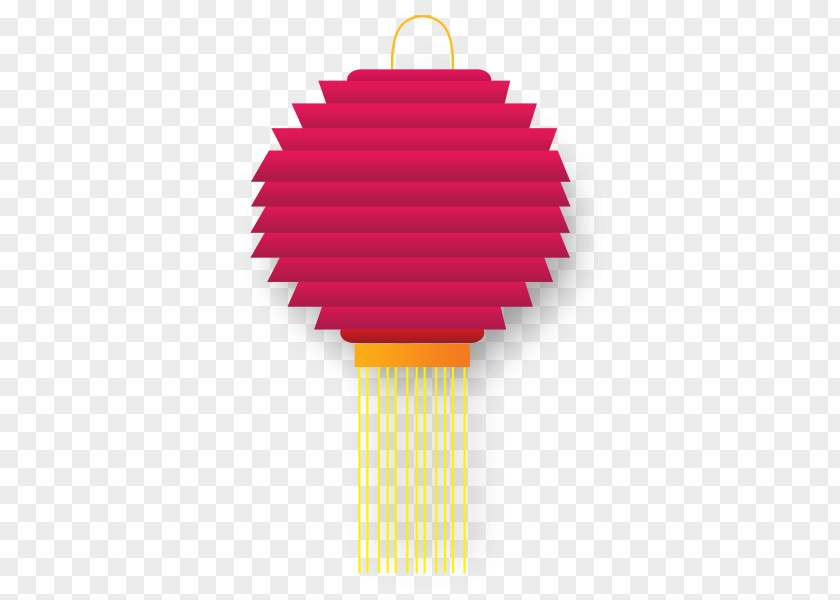 New Year's Day Chinese Year Lantern Red Logo Illustration PNG