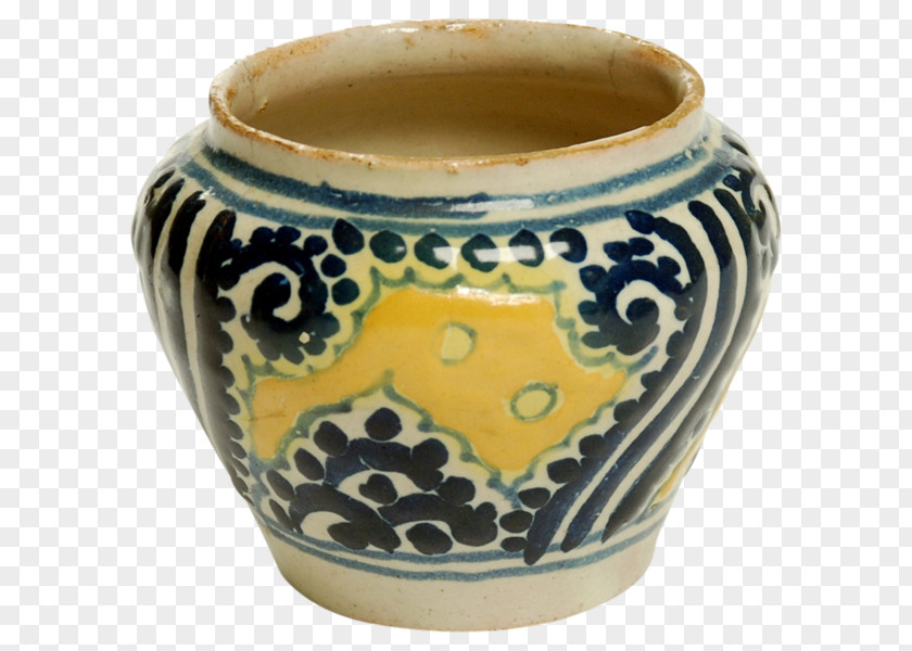 Vase Ceramic Pottery Cobalt Blue Cup PNG