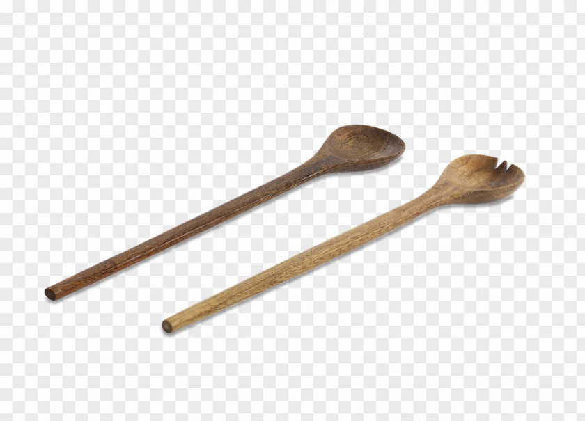 Wood Wooden Spoon Tongs Salad PNG