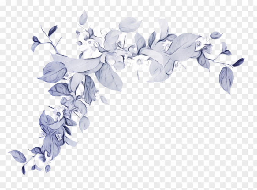 Branch Plant Flowers Background PNG