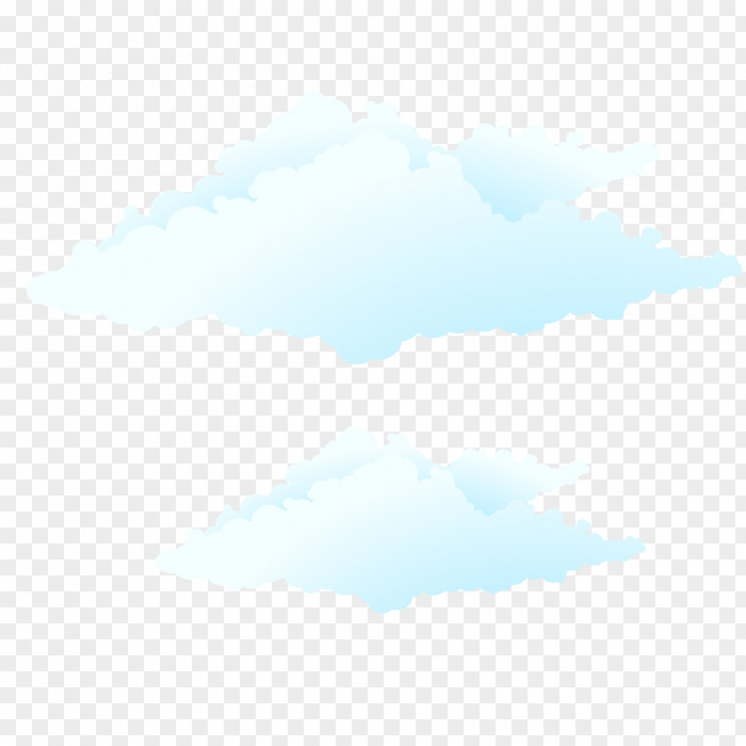 Hand-painted Clouds Vector Material Sky Computer Pattern PNG