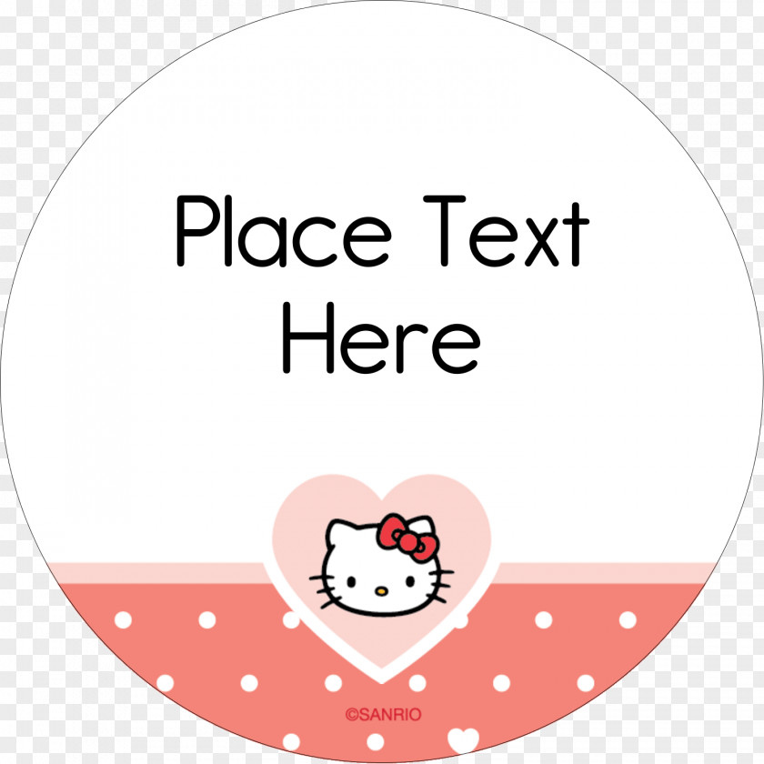 Hello Kitty Font Chore Chart Sticker Label Name Tag Image PNG