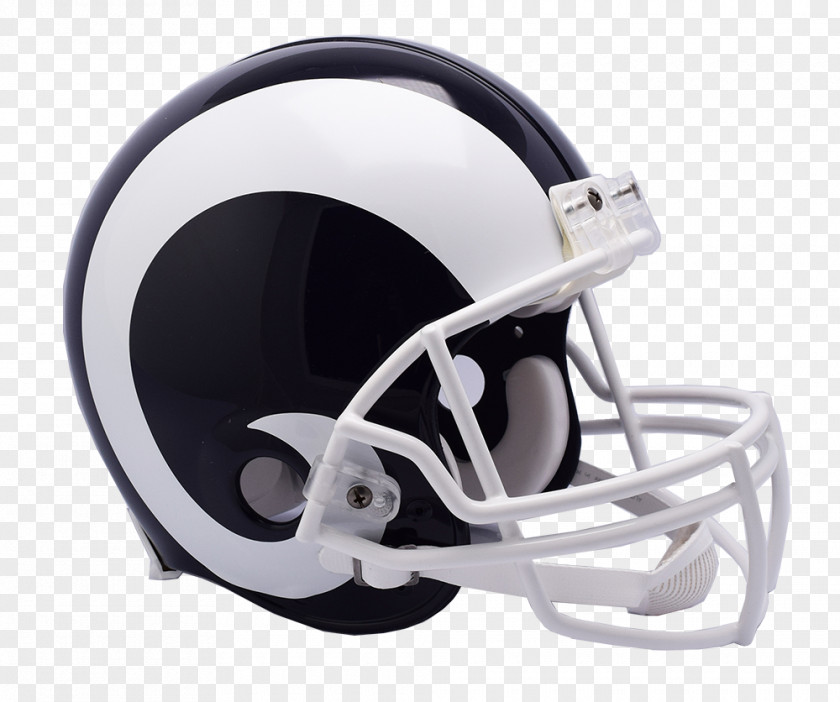 Los Angeles Rams NFL American Football Helmets Riddell PNG