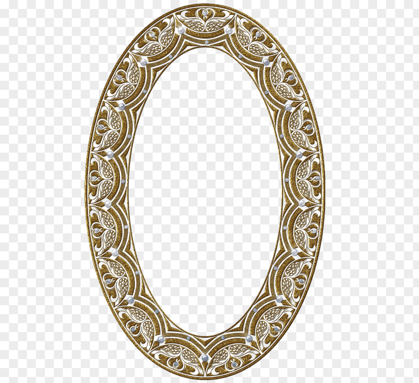 Oval GOLD 01504 Picture Frames M Image PNG