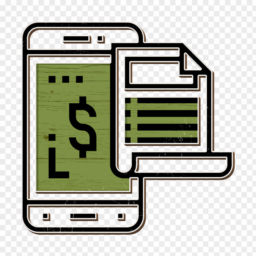 Payment Icon Digital Banking Bill PNG