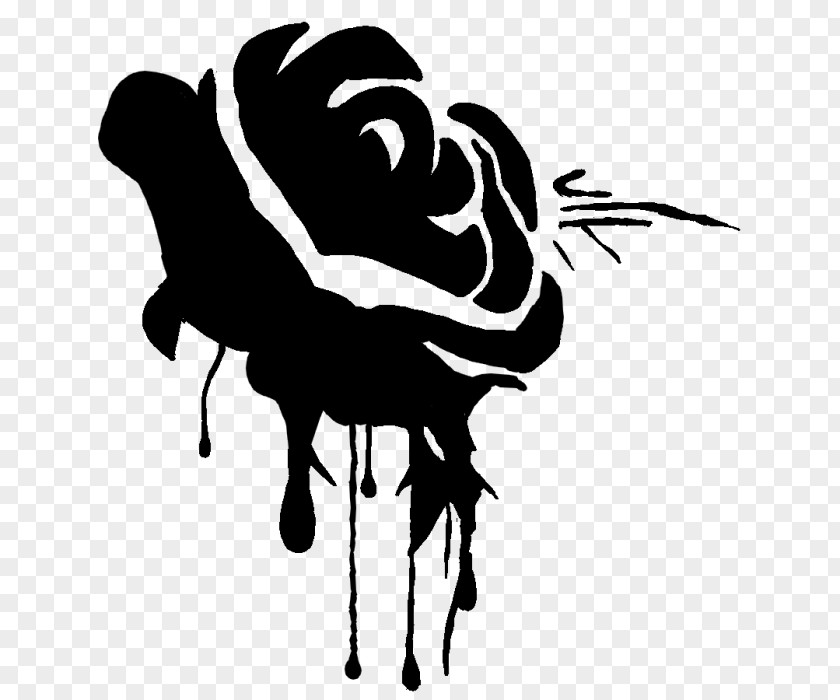 Rose Black Clip Art Drawing How To Draw PNG