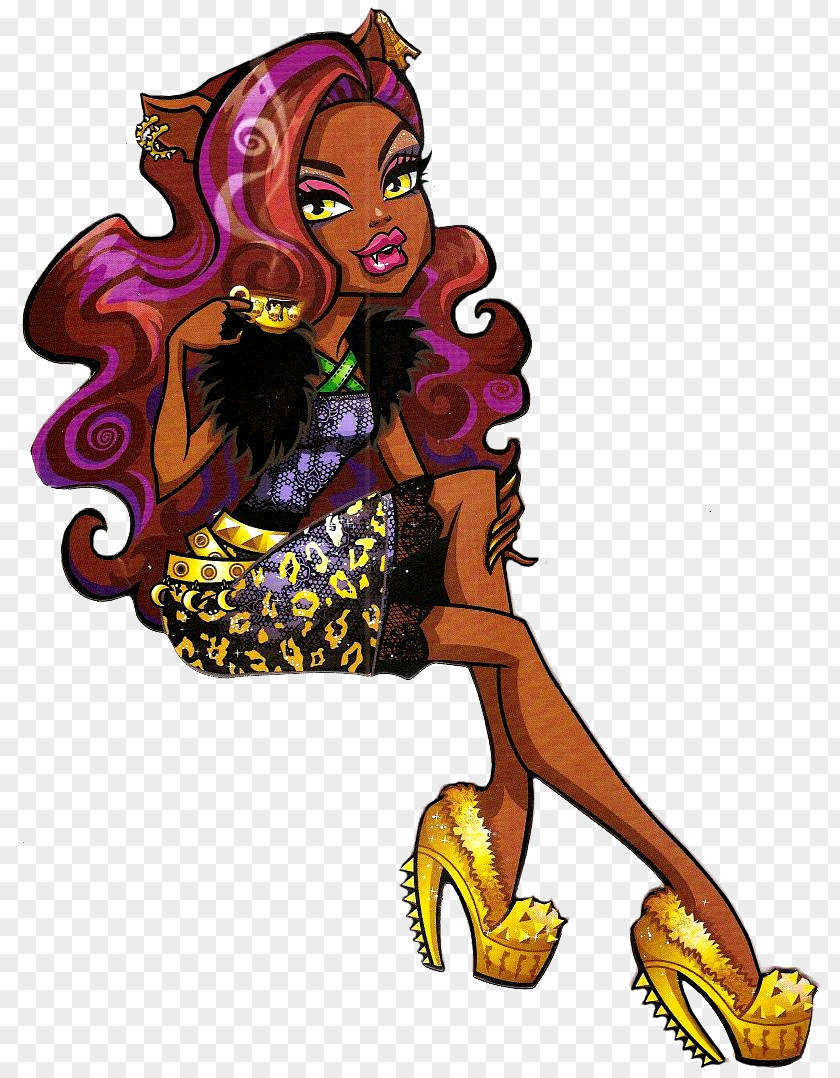 Doll Gray Wolf Monster High Clawdeen Scaris: City Of Frights PNG