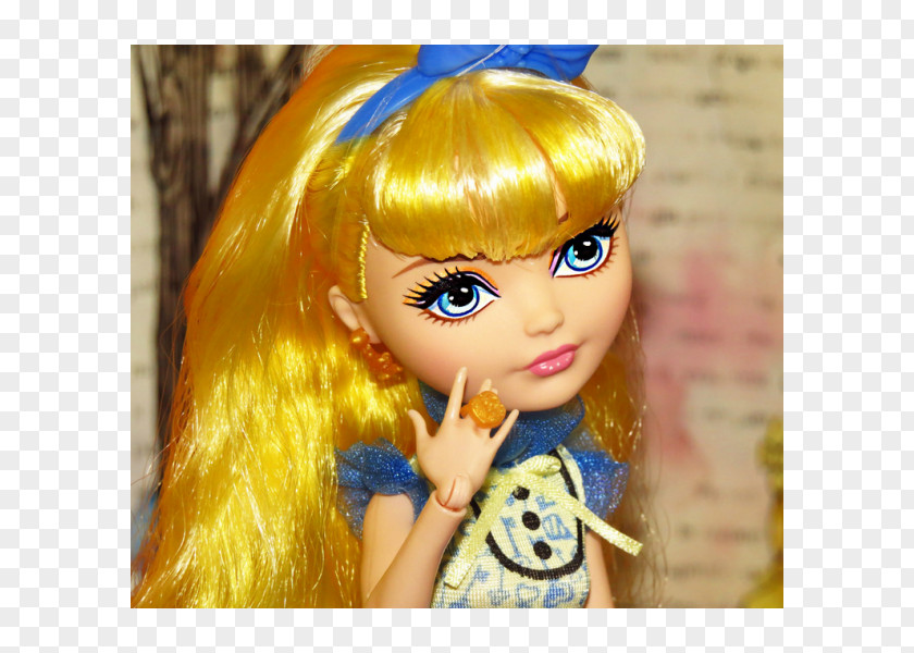 Barbie Brown Hair Blond Figurine PNG