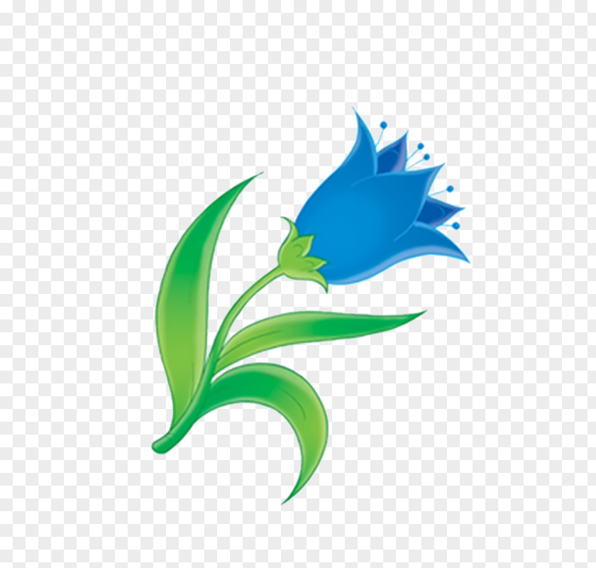 Blue Tulip Clip Art PNG