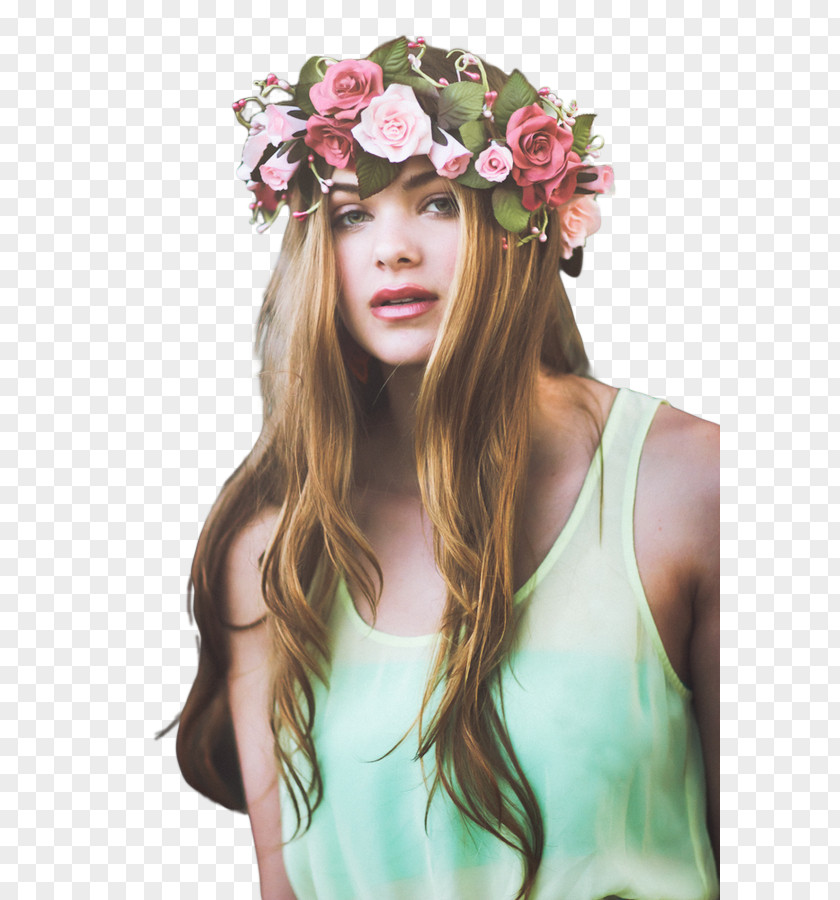 Flower Crown May Queen Photography Model PNG