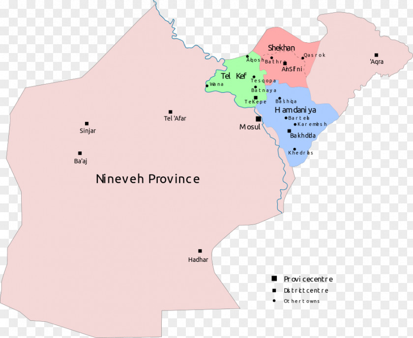 Map Nineveh Plains Mosul Assyria PNG