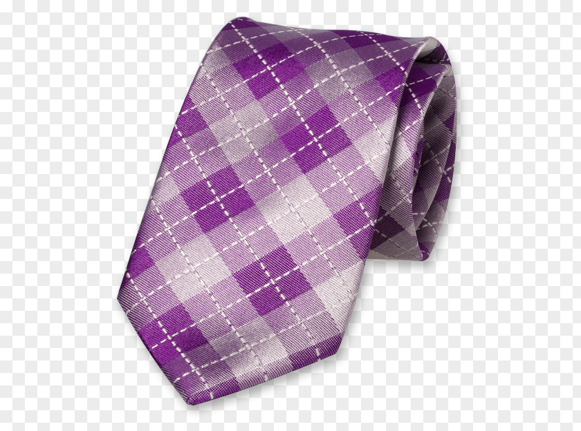 Purple Necktie Silk Tartan Cloth PNG
