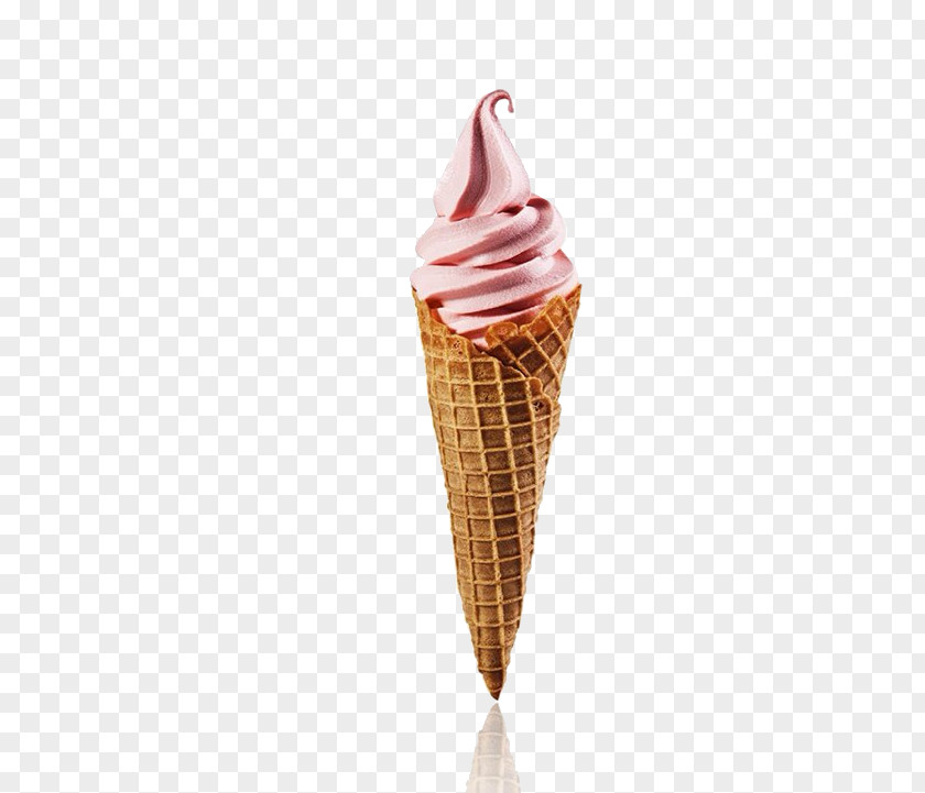 Strawberry Ice Cream Cones Cone Snow PNG