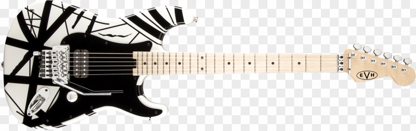 Black Stripes Fender Stratocaster Peavey EVH Wolfgang Guitar Frankenstrat Floyd Rose PNG