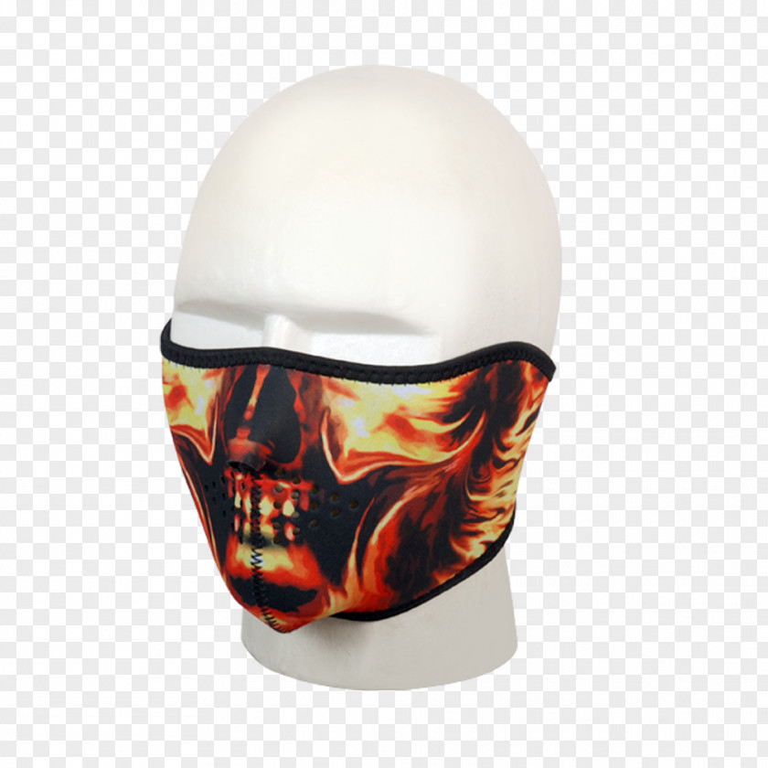Flame Skull Pursuit Motorcycle Helmets Ski & Snowboard Face Mask PNG