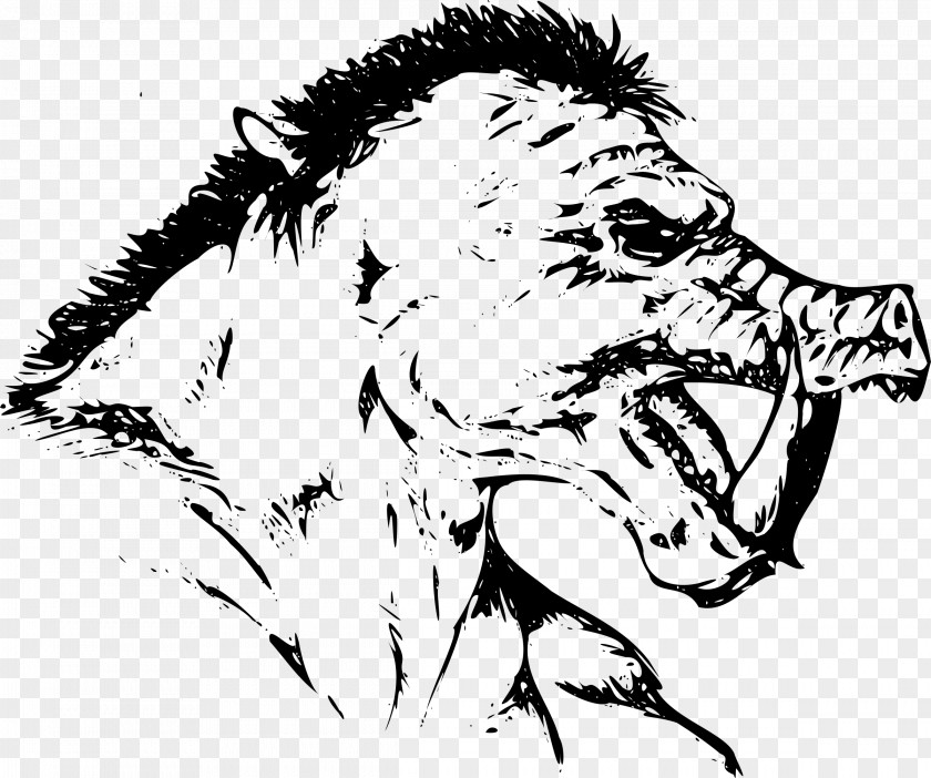 Lion Goblin Orc Public Domain Clip Art PNG