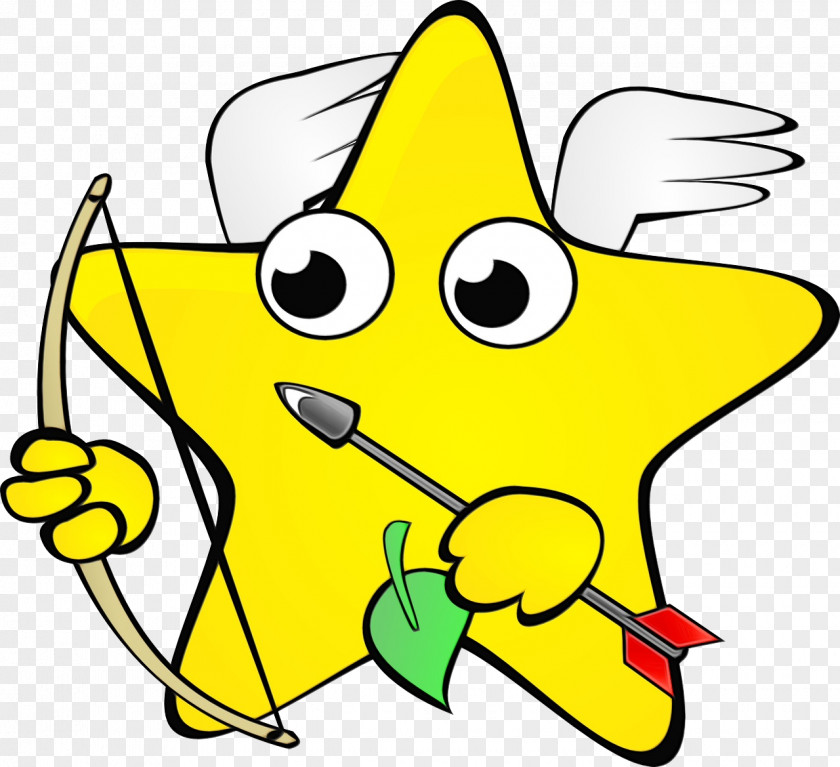Pleased Line Art Yellow Cartoon Clip PNG