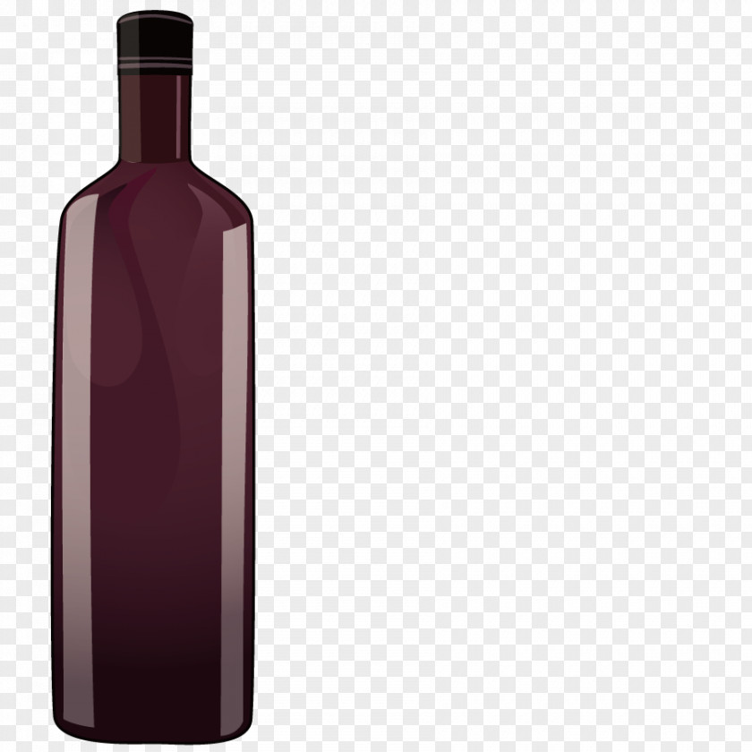 Vector Wine Bottles Red Liqueur Glass Bottle PNG