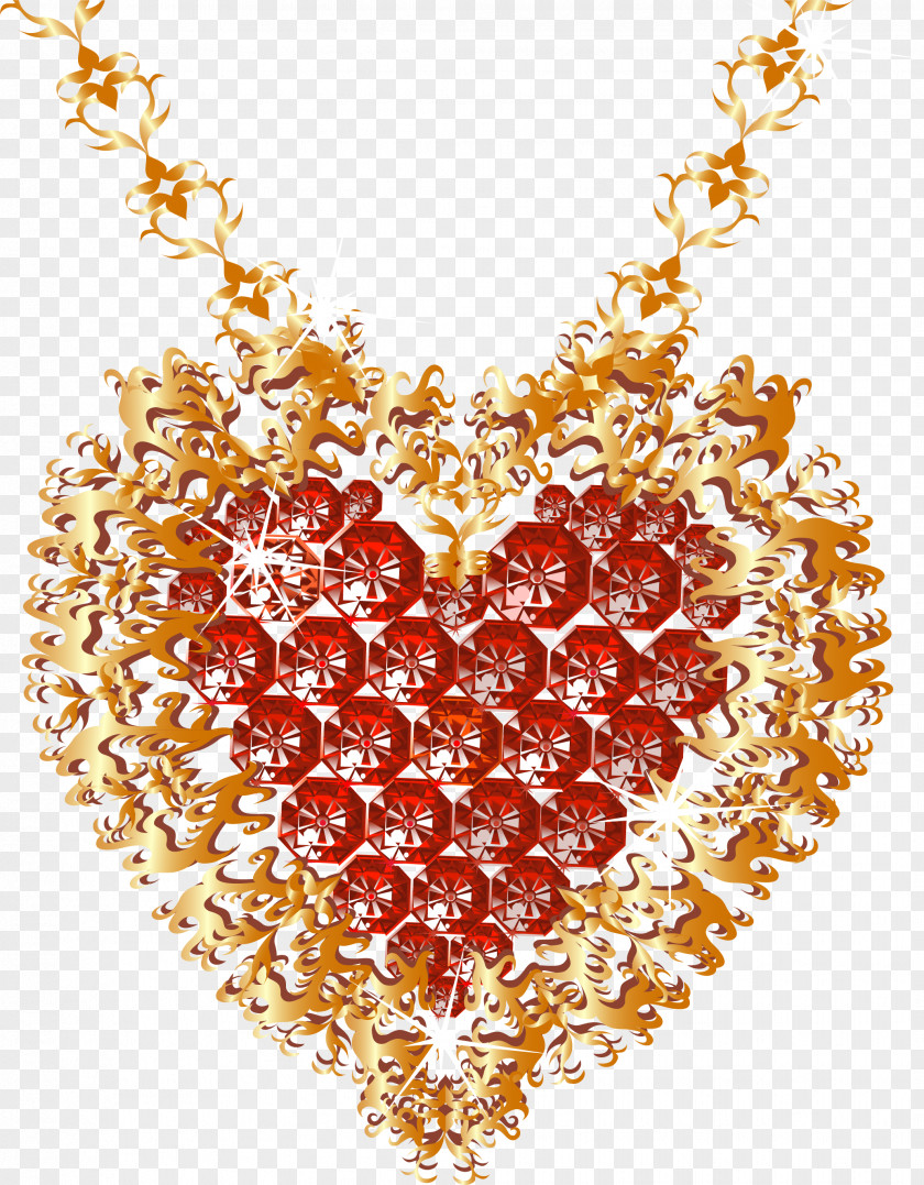 Delicious Jewellery Necklace Heart Diamond PNG