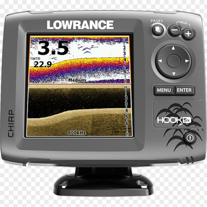 Fish Finders Lowrance Electronics Elite 5x Transducer Chirp PNG