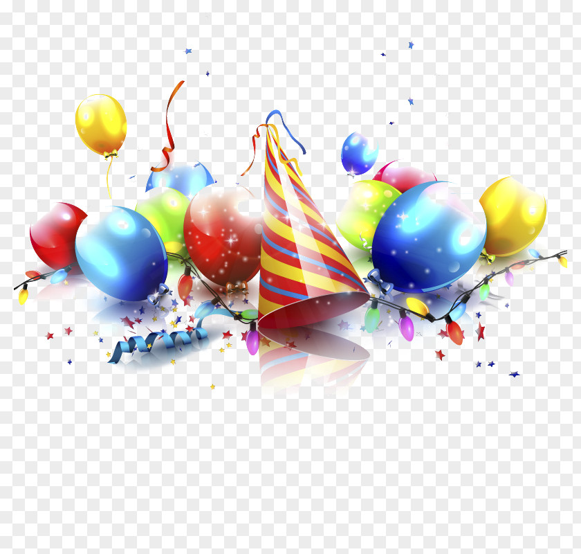 Holiday Decorations Vector Material Balloon Birthday Party Illustration PNG