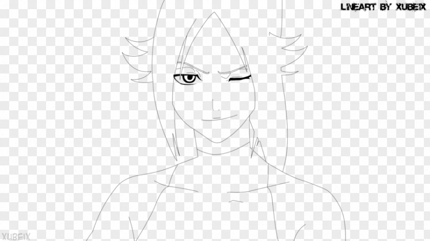 Yoruichi Shihouin Eyebrow Forehead Drawing Sketch PNG