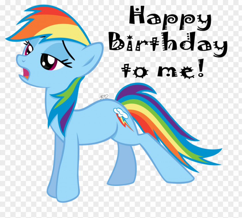 Birthday Pony Rainbow Dash Happy Fluttershy PNG