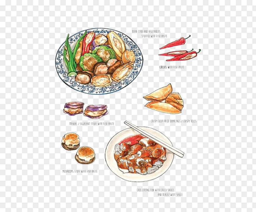 Cartoon Chinese Cooking Cuisine Malaysian Noodles Indonesian Peranakan PNG