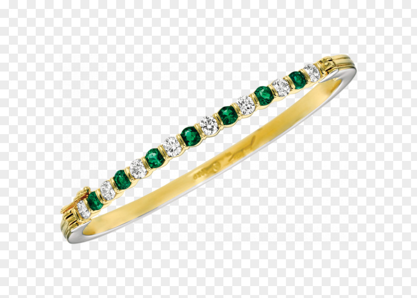 Emerald Bangle Ring Jewellery Gold PNG