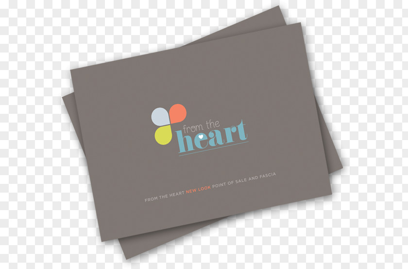 Heart Logo Business Cards Brochure PNG
