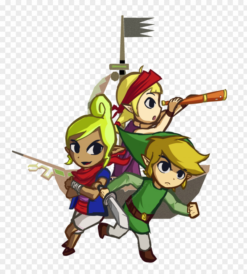 Legend Of Zelda The Wind Waker Zelda: Link Tetra Drawing PNG
