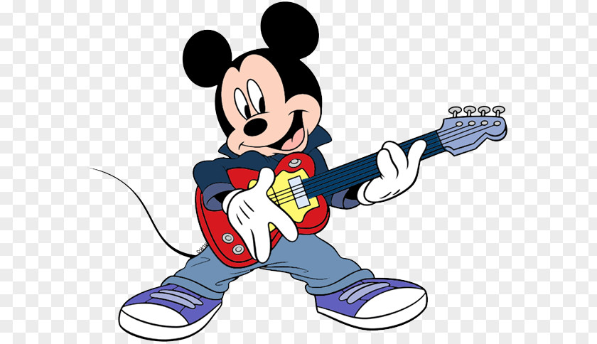 Mickey Mouse Minnie Goofy Guitar The Walt Disney Company PNG