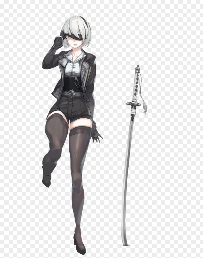 Nier: Automata Drakengard Drawing Fan Art PNG art, Nier clipart PNG