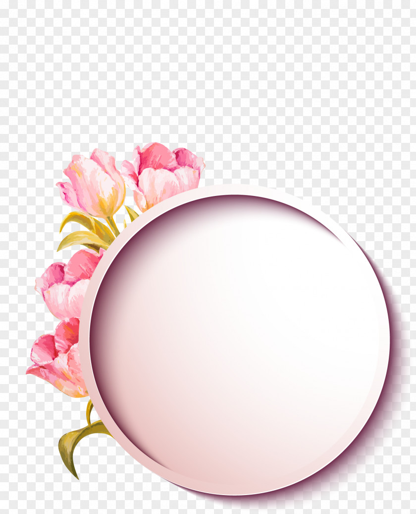 Pink Round Border PNG round border clipart PNG