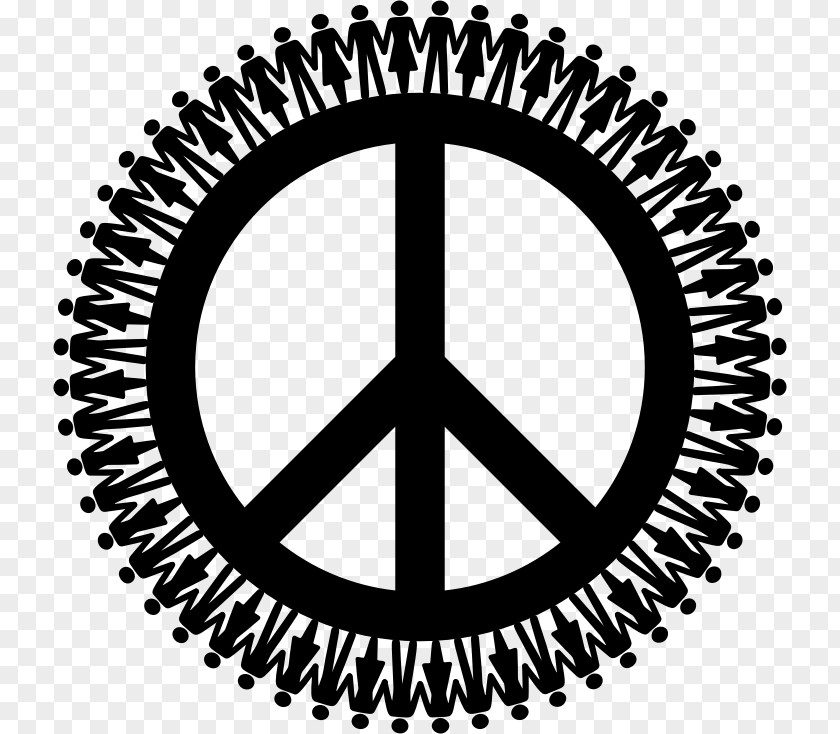 Silhouette Peace Symbols V Sign PNG