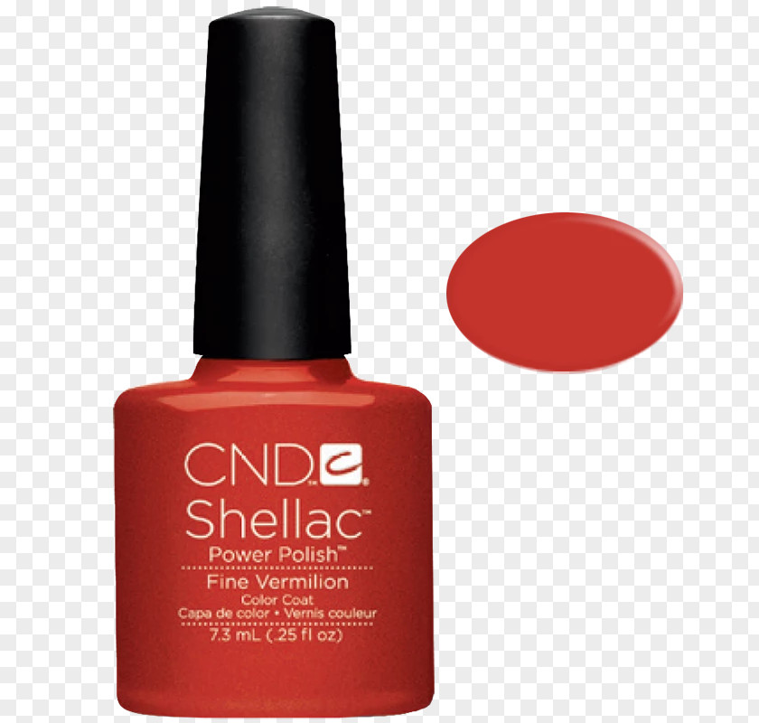 Red Nail Polish Vermilion Product PNG