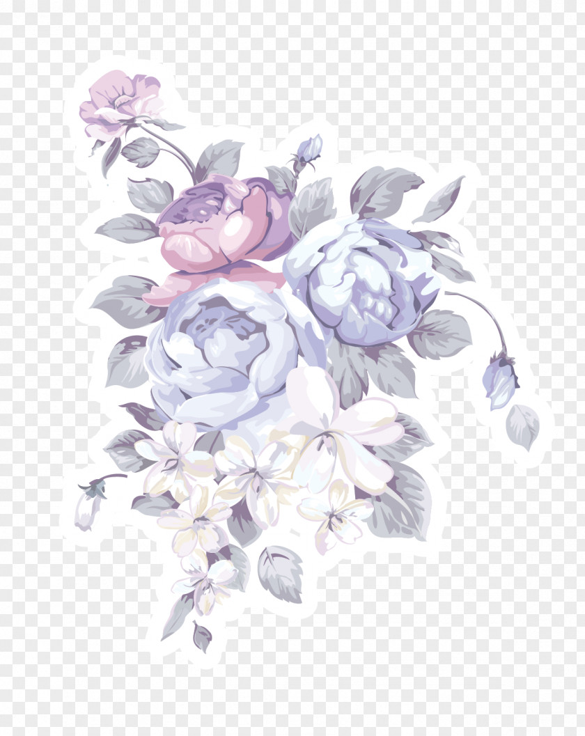 Flower Floral Design Bouquet Rose Vector Graphics PNG