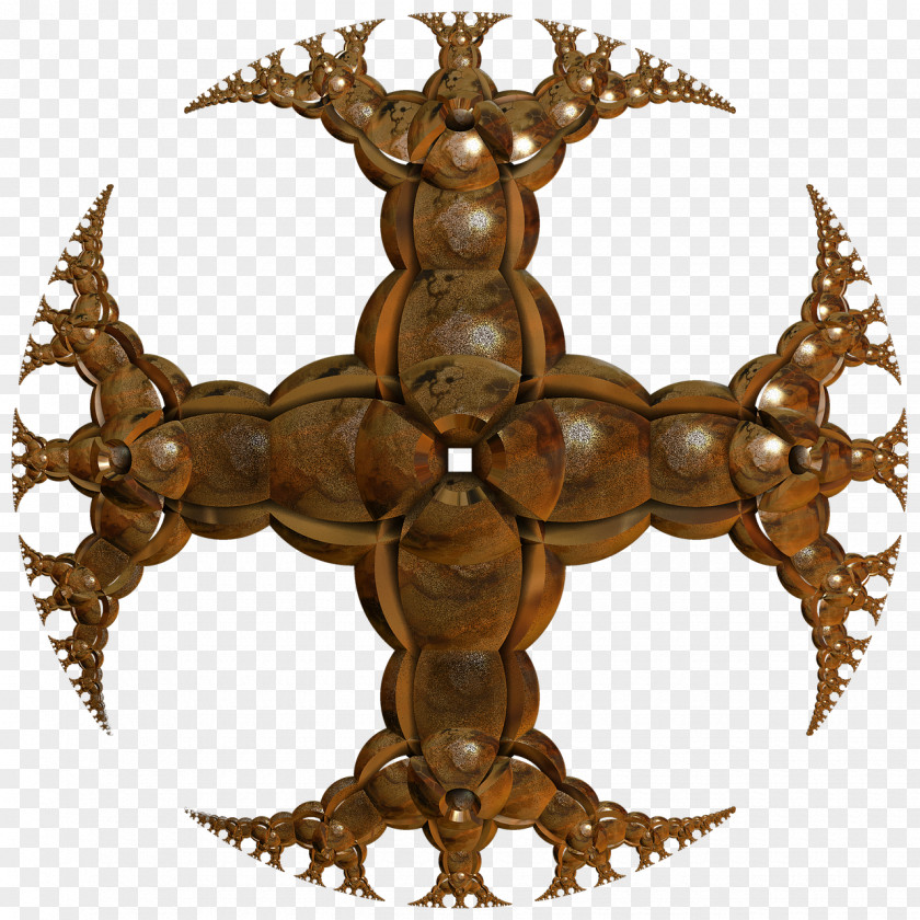 Gold Cross PNG