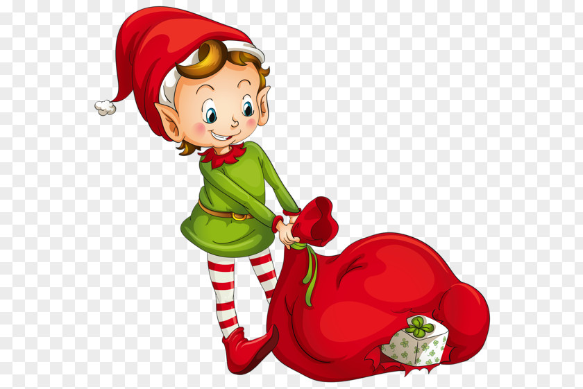 Id Card Santa Claus Christmas Elf Clip Art PNG