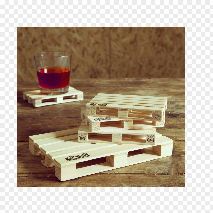 Table Trivet Coasters Pallet Wood PNG
