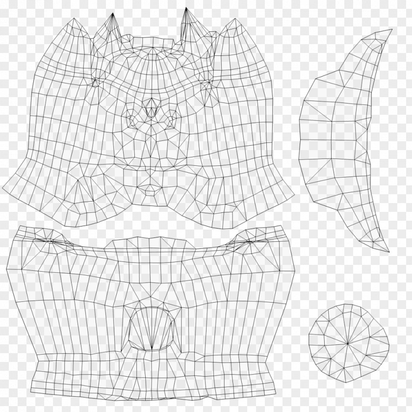 Design Headgear Mammal Line Art Sketch PNG