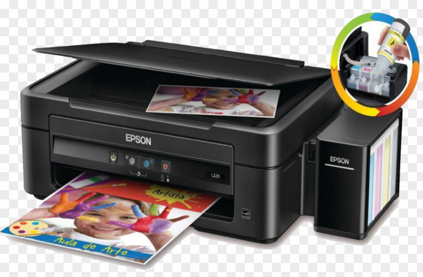 Printer Multi-function Epson Continuous Ink System Driver PNG